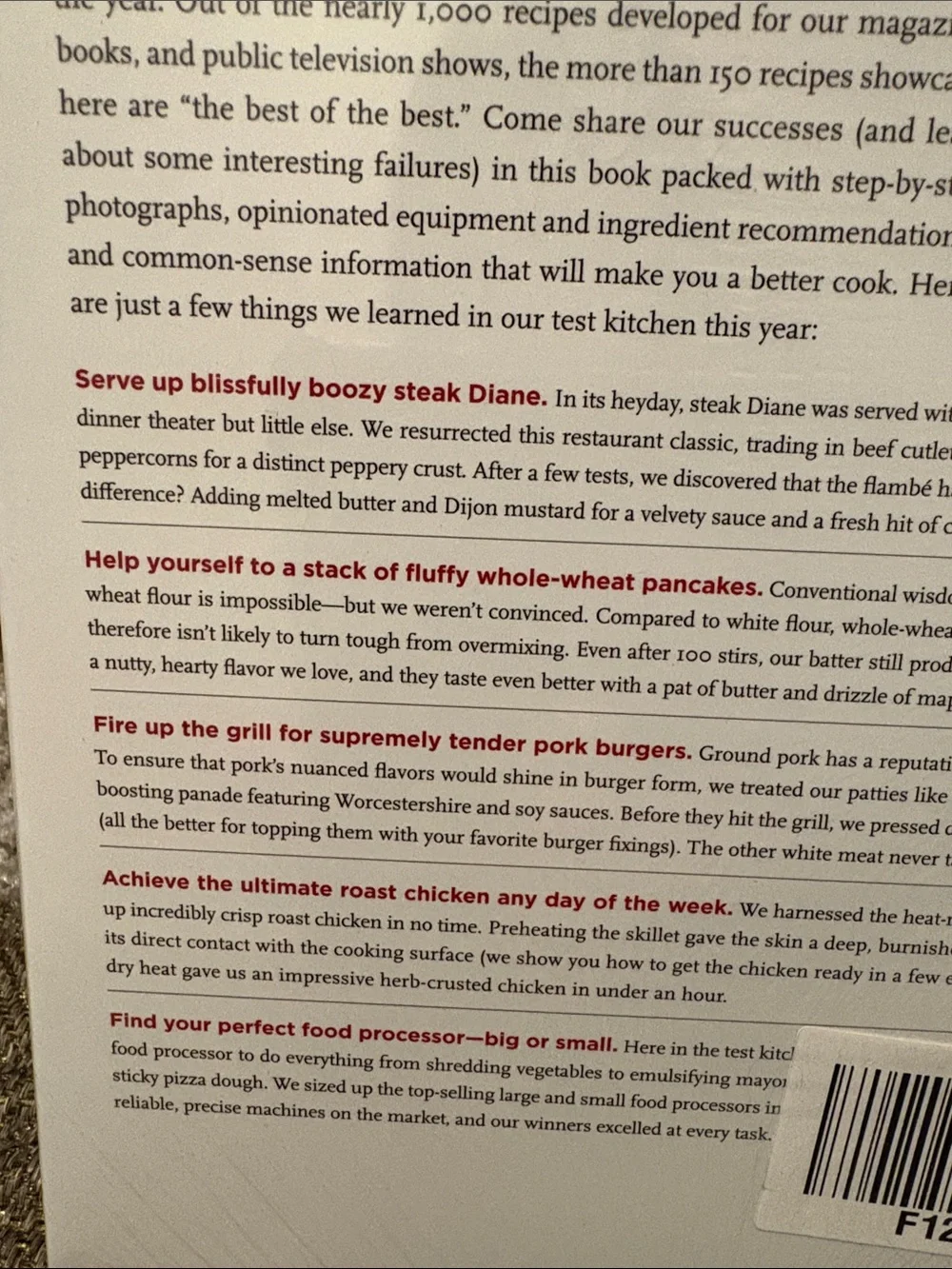 The Best of 2017 Cookbook - new sealed